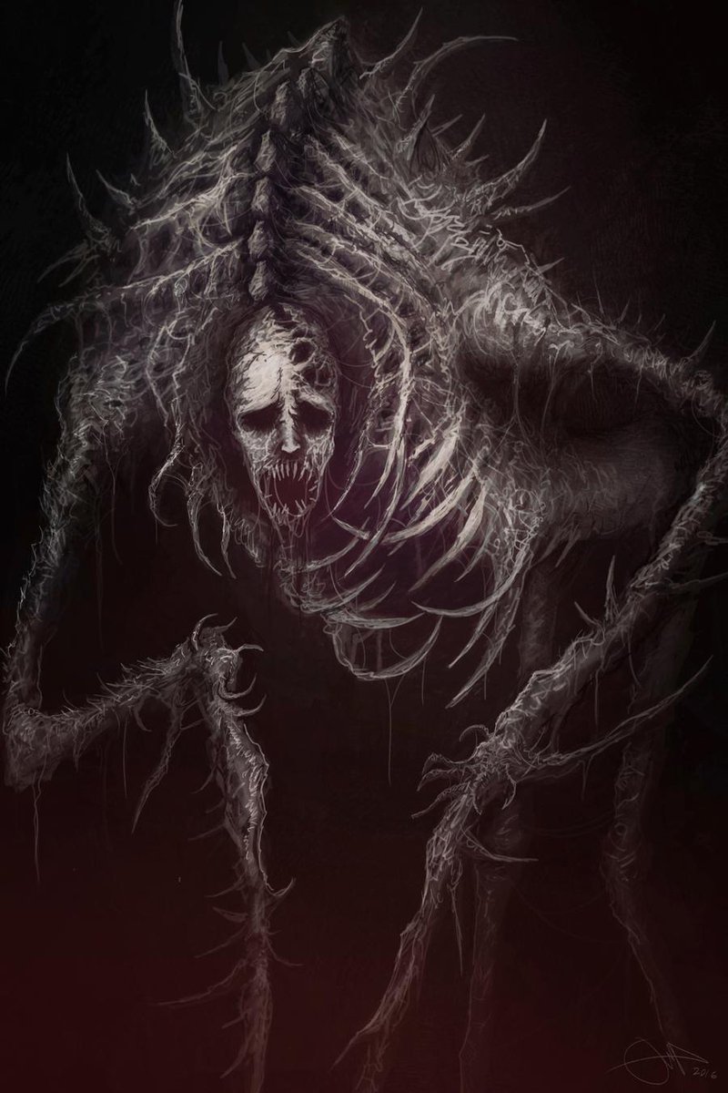 horror creatures art