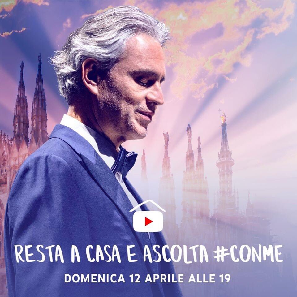 ComuneMI's tweet photo. 🕊#BuonaPasqua a tutti voi! Vi ricordiamo che stasera alle 19 Andrea Bocelli si esibirà nel Duomo di Milano in concerto.
L’evento, promosso da @ComuneMI e dalla Veneranda Fabbrica del Duomo, sarà in diretta streaming esclusiva su #YouTube

#MusicForHope 👉https://t.co/pomGfkAG9p https://t.co/p2uzgzpNDp