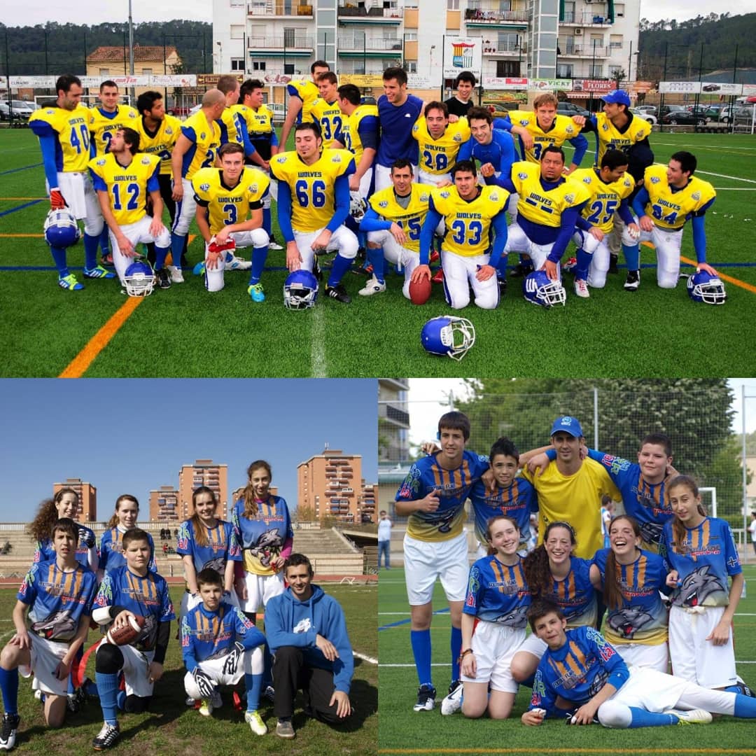 wolves_sarria's tweet photo. #WOLVES10ANYS 
2/10 @EnricSucarrats fundador del club, introductor del #americanfootball i #flagfootball a #sarriadeter, jugador #QB de Wolves de futbol americà, internacional per Catalunya amb la @FCFAtwi, entrenador dels equips de flag de #wolves Moltes felicitats Enric ! https://t.co/GVR3SgLoei