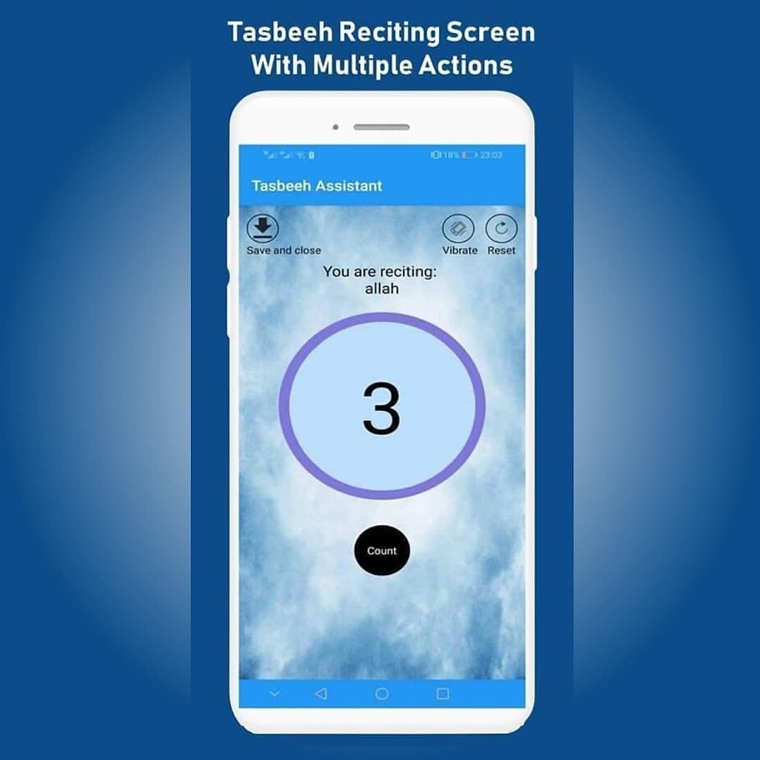yusuzf786's tweet image. Experience the digital Tasbeeh (Tasbih) Counter with useful DUA&apos;s and other features which help the Muslim community to do zikar (dhikr) with just an APP!
So download the app now!
play.google.com/store/apps/det…

#Tasbeeh #TasbeehCounter #CounterApp #IslamicApp #IslamicDUa #MasnoonDUa