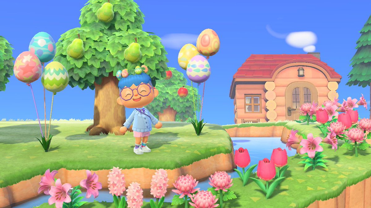 coconutcrossing's tweet photo. Happy Easter everyone 🐰🌸 #AnimalCrossing #ACNH #NintendoSwitch https://t.co/WDCaCkpWKW
