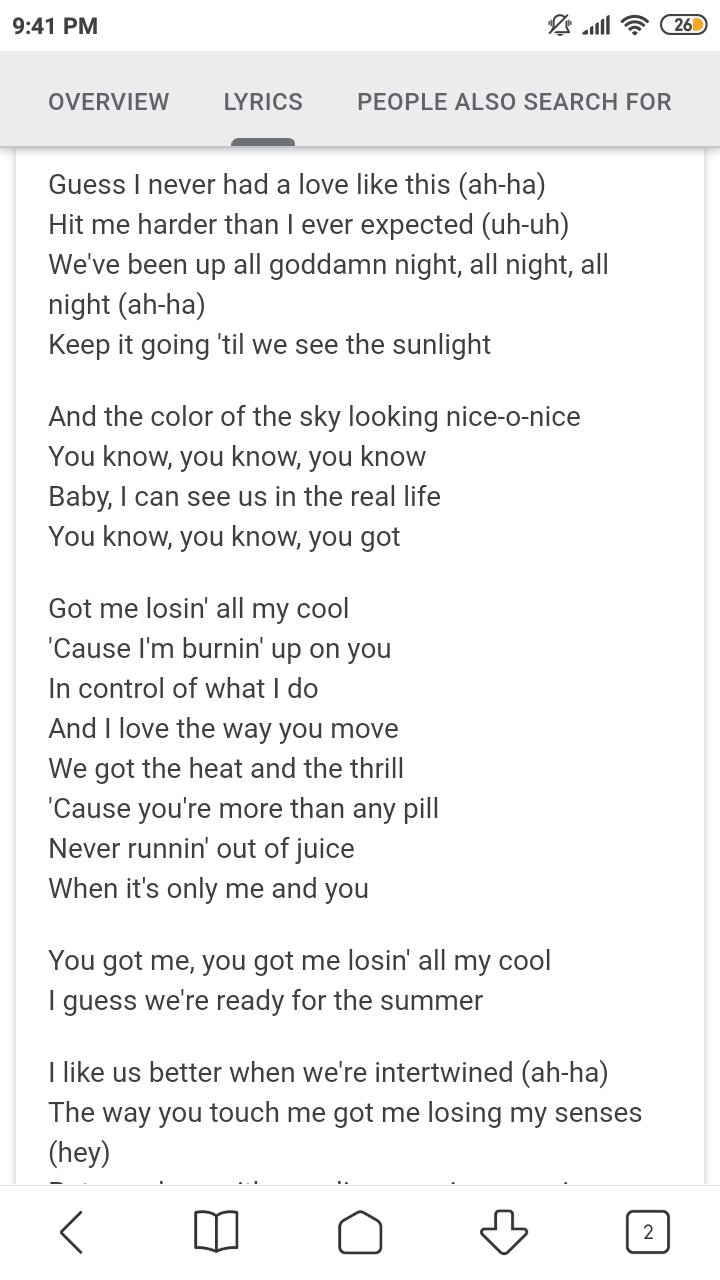 Dua Lipa - Cool (Lyrics) 