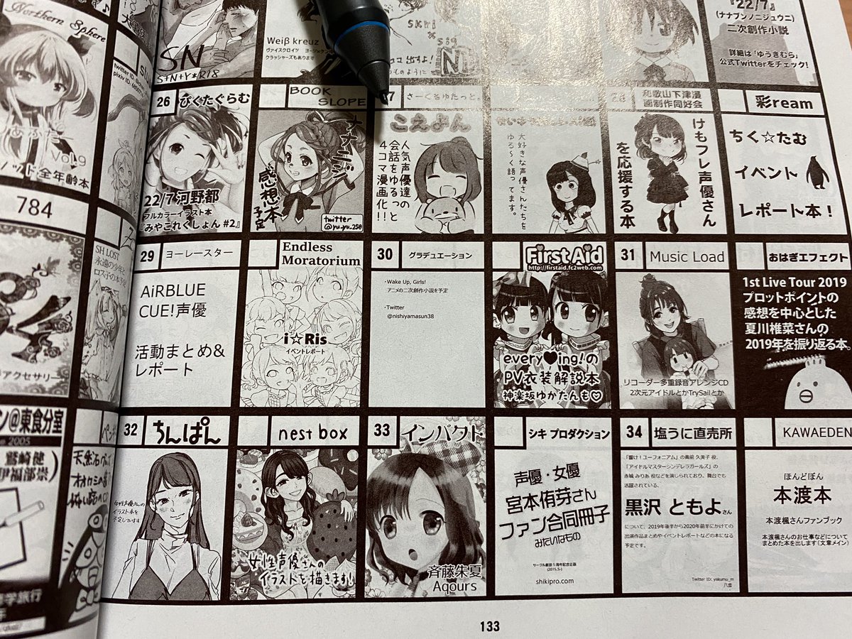幻のコミケカタログ133ページに載っております!(๑ ́ᄇ`๑) 