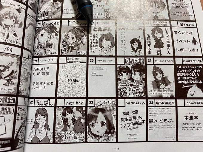 幻のコミケカタログ133ページに載っております!(๑ ́ᄇ`๑) 