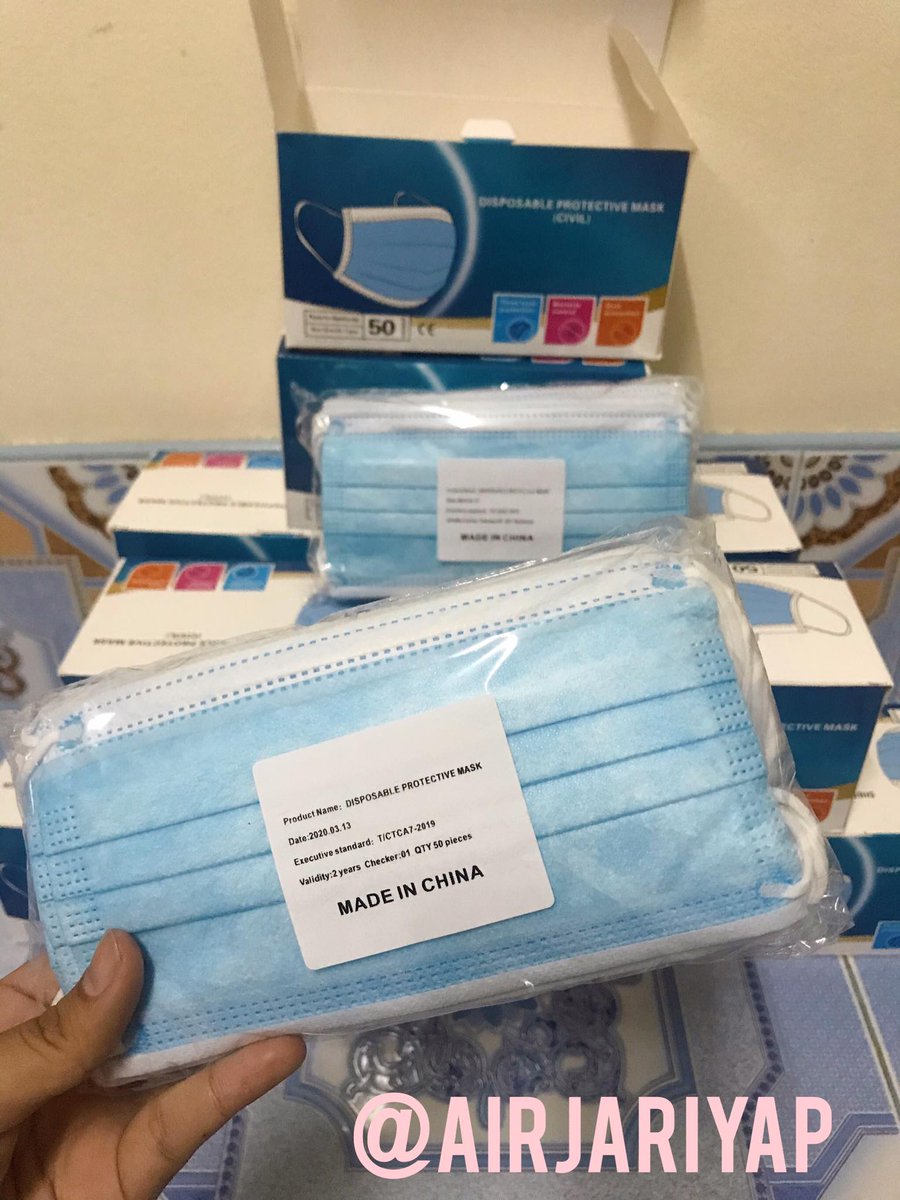 airjryprnp's tweet image. 📌 รีทวิต สุ่มแจกหน้ากากอนามัย
📌3 รางวัล รางวัลละ 5 ชิ้น
*** รีทวิตเท่านั้นนะ***
🎉 ประกาศผู้โชคดีวันที่ 15 เมษายน 2563 นี้นะคะ

📍 สนใจหน้ากาก DM มาสอบถามก่อนได้นะคะ ของมีจำนวนจำกัด 
💥ยังมีโปรโมชั่นวันสงกรานต์อยู่นะ 

#หน้ากากอนามัยพร้อมส่ง #หน้ากากอนามัย #หน้ากากอนามัยราคาถูก