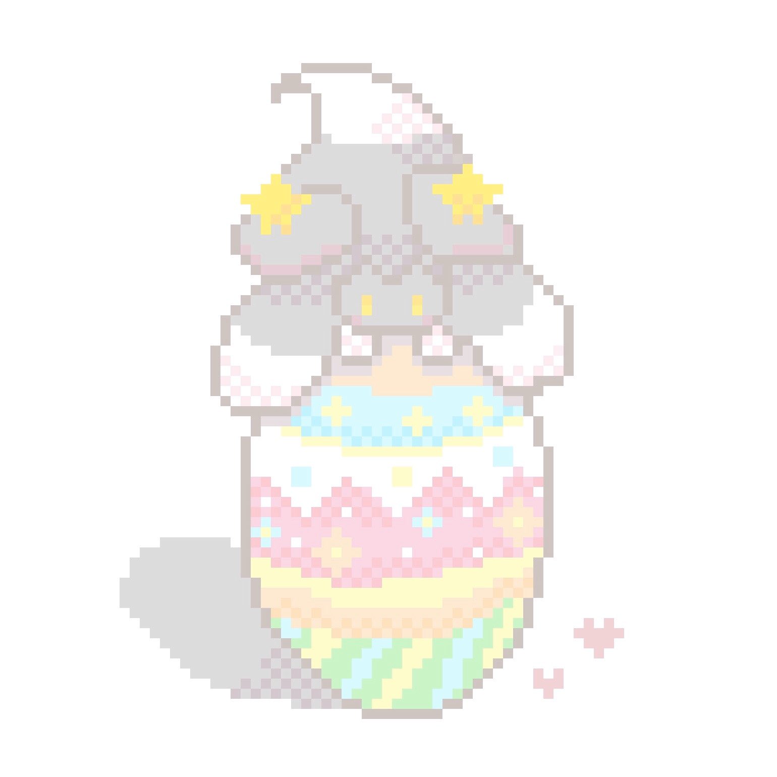 しちみ A Twitteren イースター マホイップ ポケモン剣盾 ポケモンイラスト Pixelart T Co Besvavgdex Twitter
