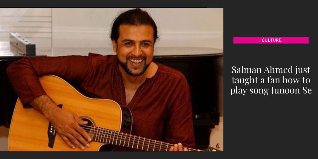 dawn_images's tweet photo. In these gloomy times, we're all for sweet moments and #SalmanAhmed just had one with a follower who'd asked him about his iconic song #JunoonSe.
https://t.co/8f0RFE8BEl https://t.co/q4j61pp03U