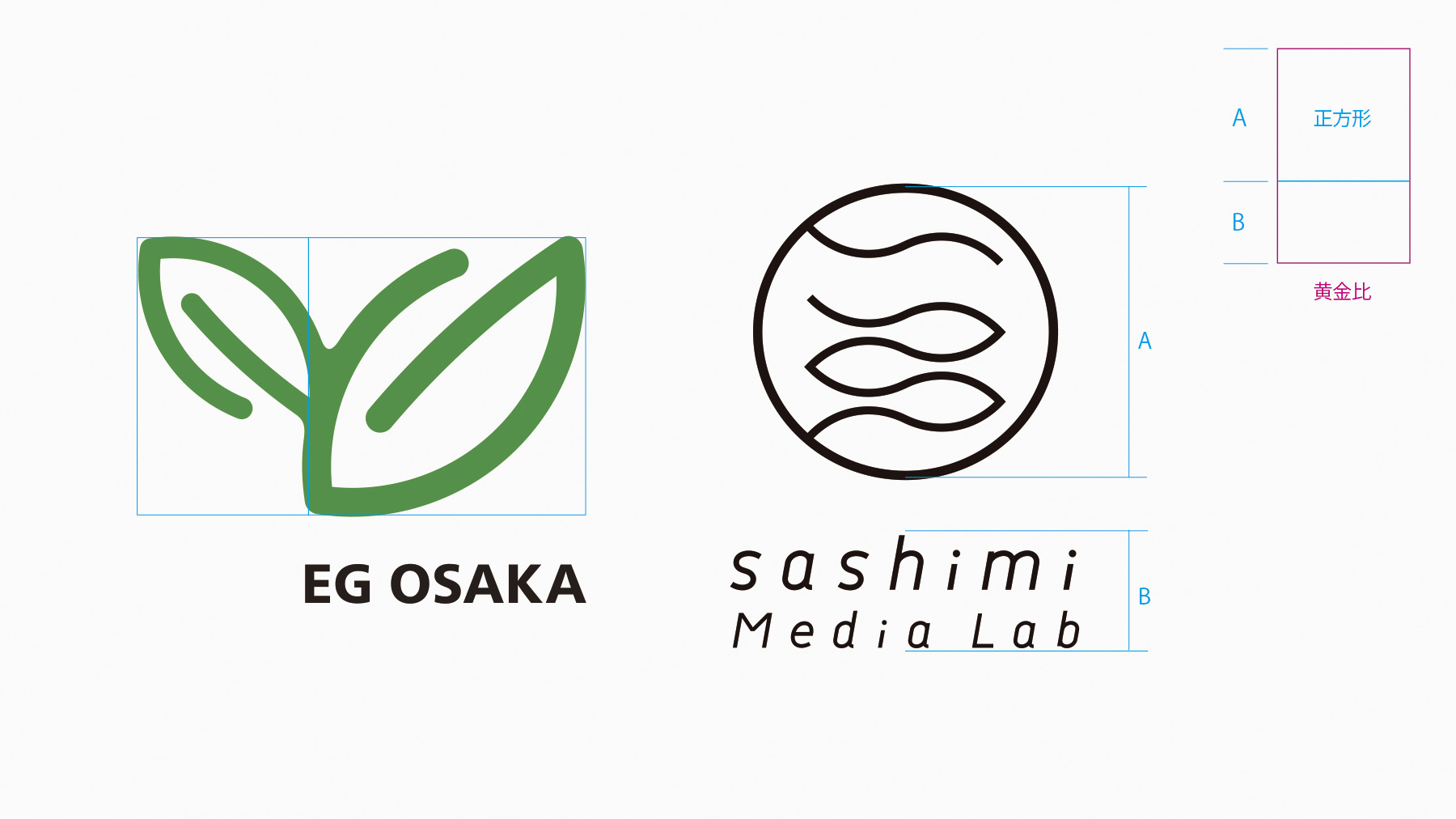 さとうコージィ Cosydesign Inc Eg Osakaのロゴ 黄金比のグリッドを追加修正しました 左の葉っぱの比率のところ T Co Qjhwducvwn Twitter