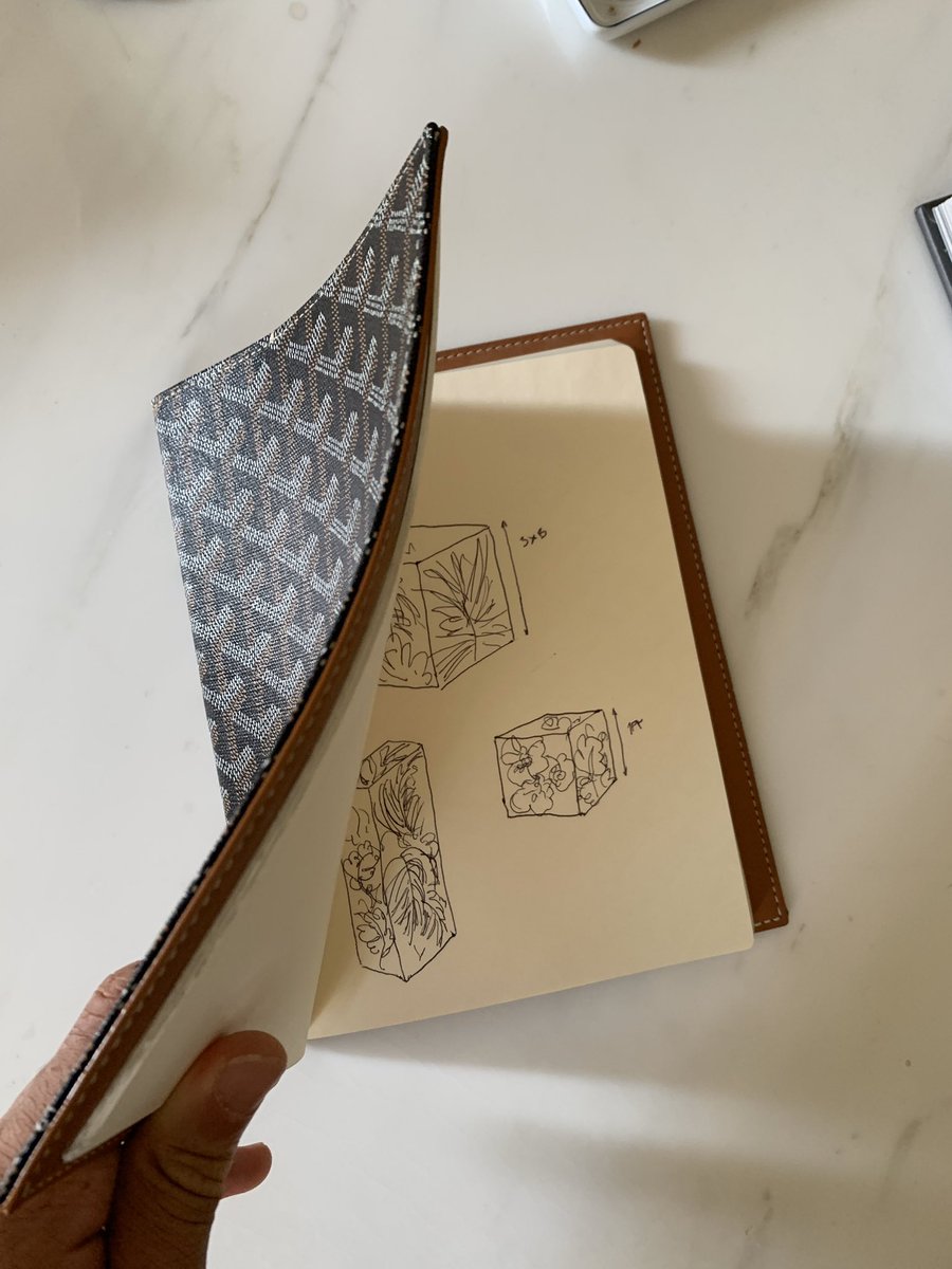 goyard notebook cover