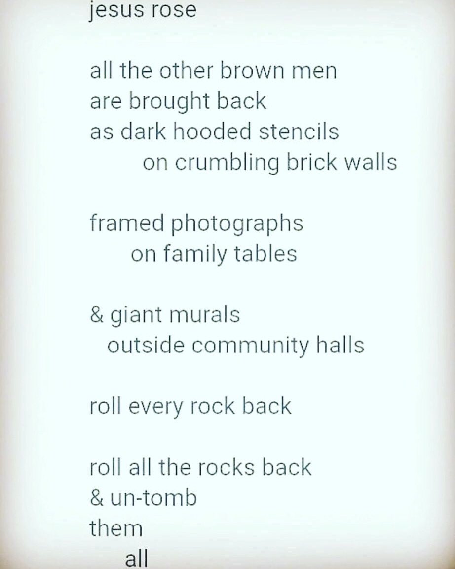 drruthmitchell's tweet image. roll all the rocks back &amp;amp; un-tomb them all @slamup you are the finest poet/prophet #eastersunday #jesusrose