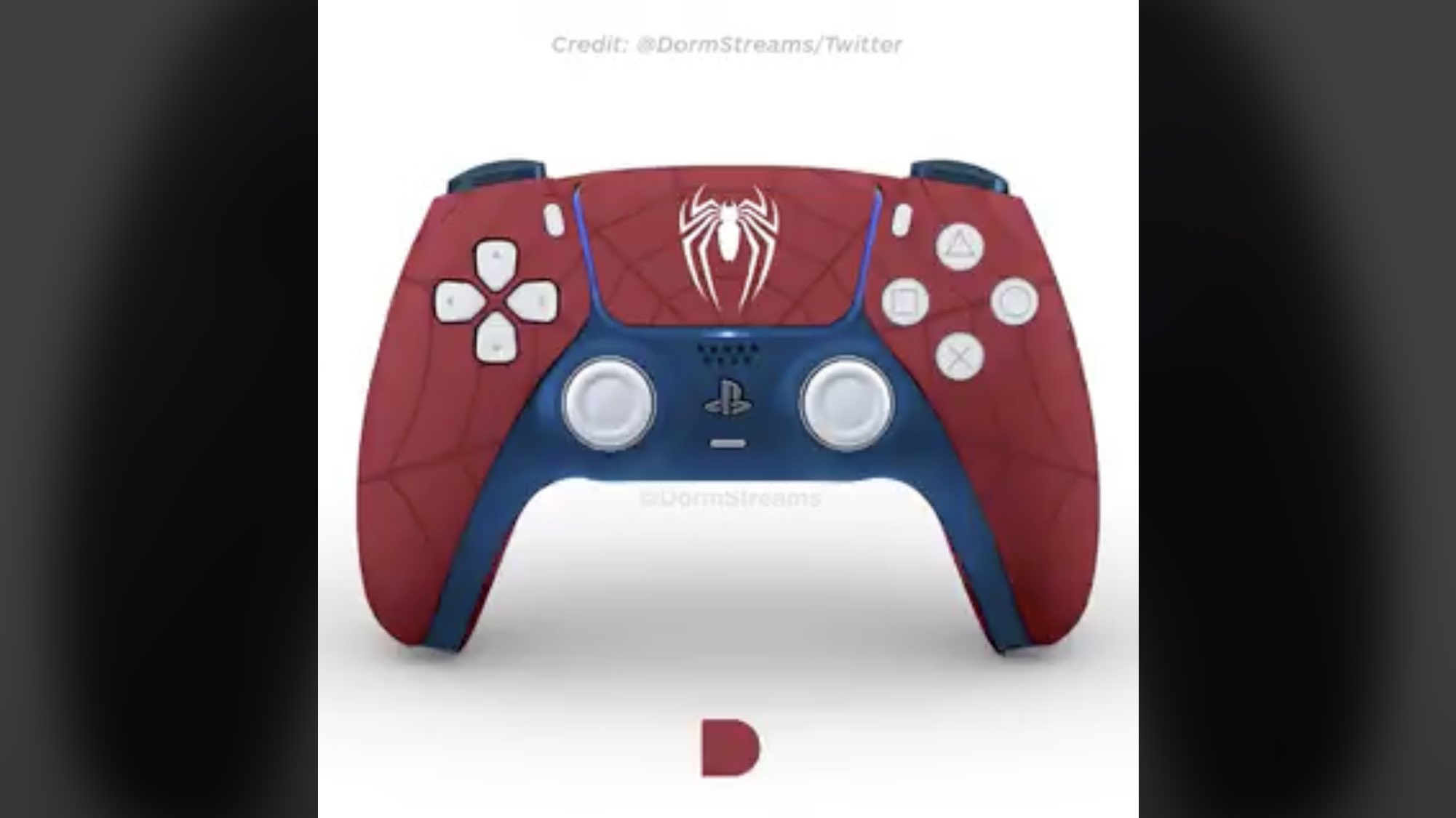 スパイダーマンPS5コントローラー （スパイダーマン」仕様の超カッコ 