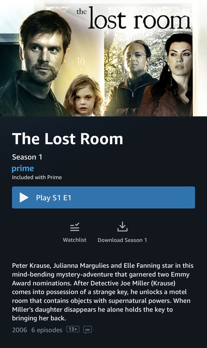 Ok serious time. The Lost Room is actually very good.