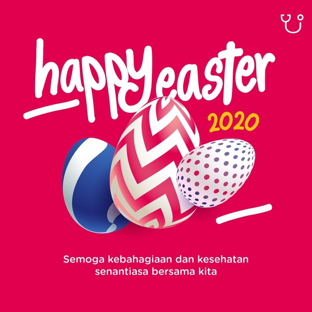 HalodocID's tweet image. Selamat hari paskah untuk semua yang merayakan! 🤗
Semoga semuanya senantiasa diberikan kebahagiaan dan kesehatan ❤️ #AdaHalodoc #TemanHidupSehat #Paskah2020
