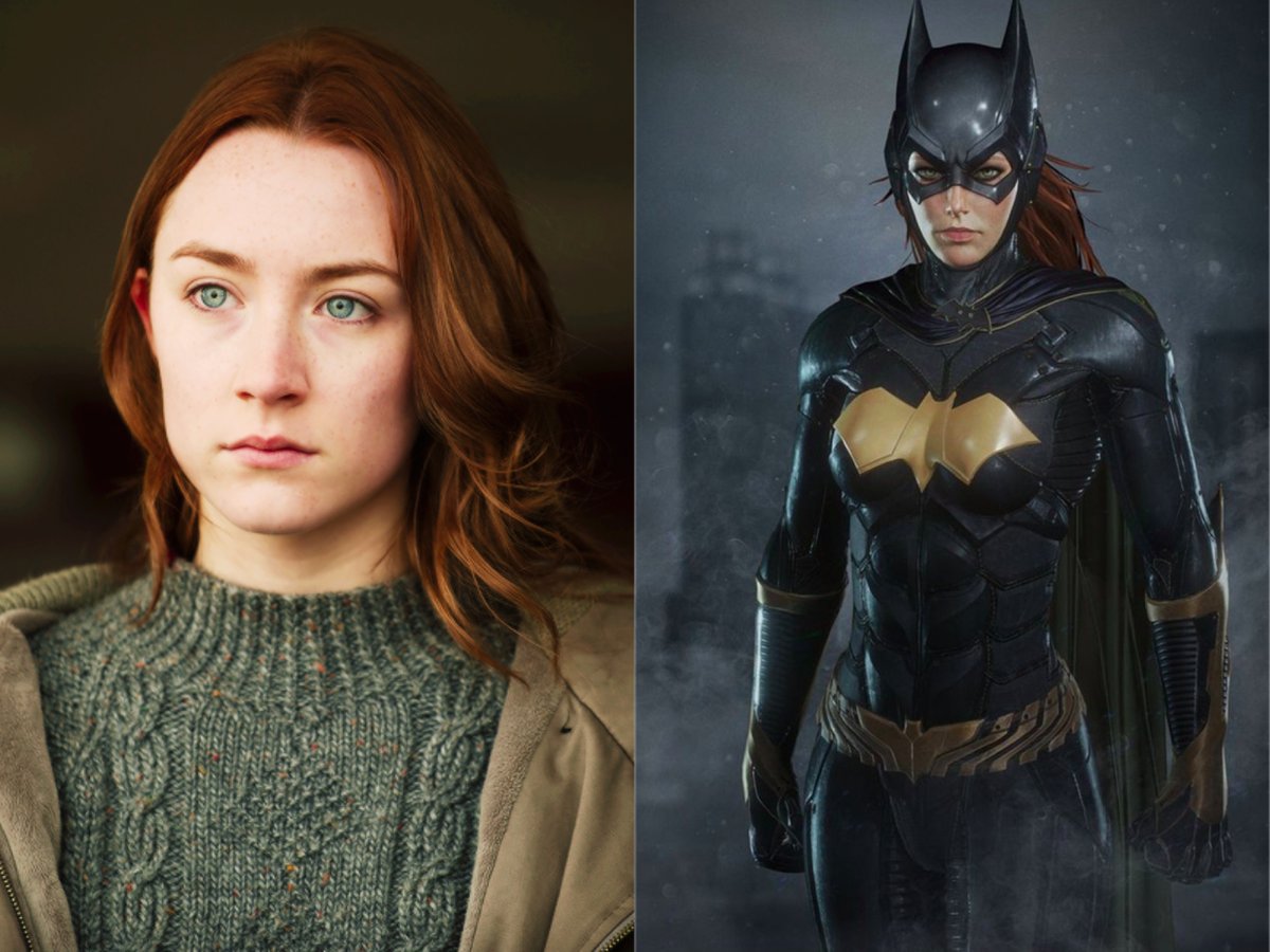 saoirse ronan as barbara gordon/batgirl (someone already made this image so clearly it's popular)