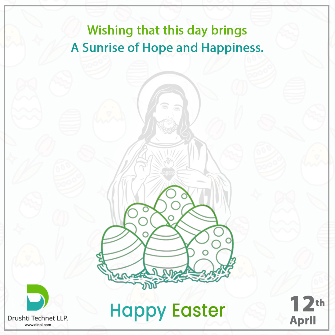 DrushtiNet's tweet photo. We at Drushti wish each one of you a very Happy Easter!
#Easter #HappyEaster #Drushti #drushtitechnet #drushtitechnetllp https://t.co/jxLQ5KYkDm