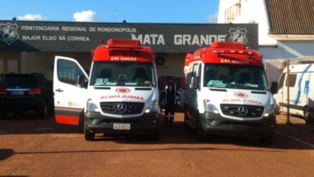 NMTnoticiasMT's tweet image. MATA GRANDE | Transferência de detentos causa rebelião em penitenciária de Rondonópolis

#matagrande #segurança
bit.ly/2wubu9c