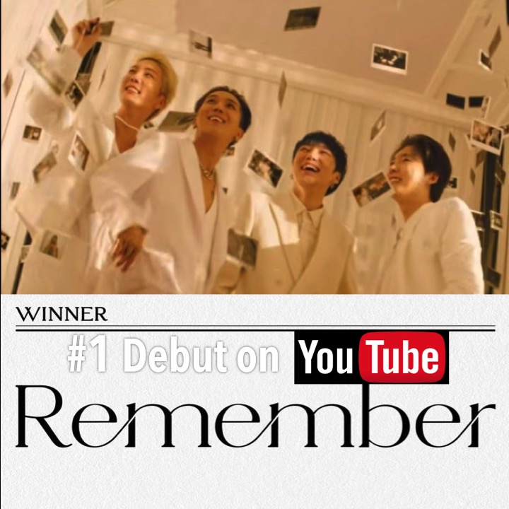 #Winner Debuts At #1 On The Global YouTube Counter With Their Brand New MV #Remember!👏🕺🕺🕺🕺🎥🥇🌟👑 <a href="/yg_winnercity/">WINNER</a> 
facebook.com/worldmusicawar…