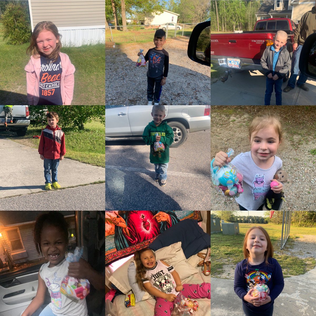 AlisaWiggins13's tweet photo. @RoyalElementary Couldnโt celebrate Easter at school with my students so I decided to visit all 14 of them. They were so happy and so was Iโค๏ธ๐ฃโฆ๏ธ. #relationships #love #anythingforstudents https://t.co/rQh3iZqy83
