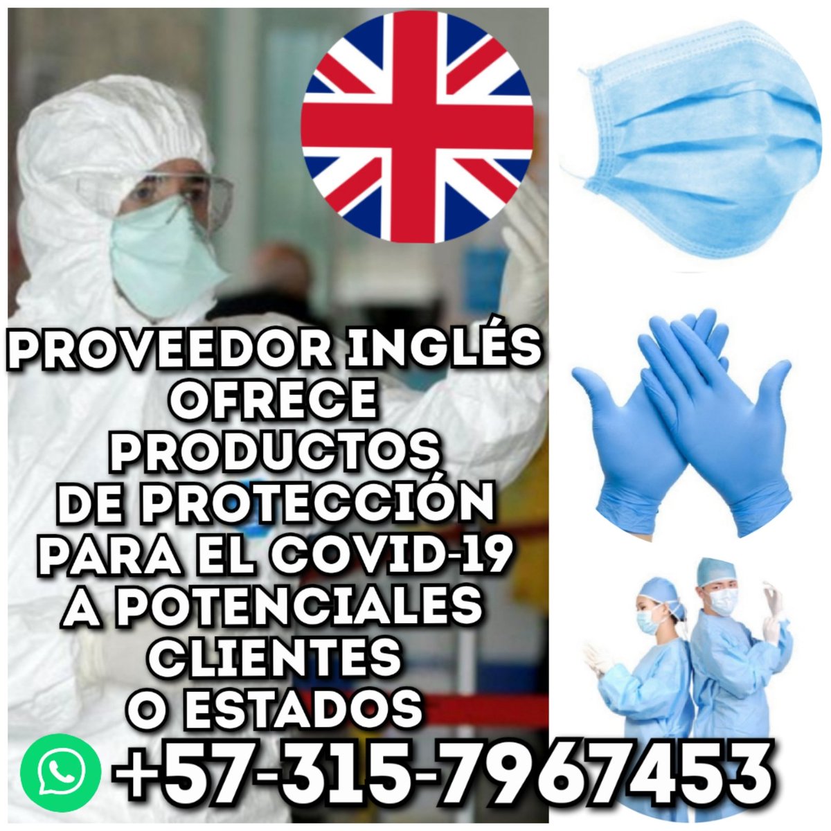 Negociosenvnzla's tweet photo. #covid19 #covid-19 #coronavírus #equiposdeproteccionpersonal #equiposdeprotección #equiposdeproteccion #trajeantibacterial #guantesdelatex #mascarillas #tapabocas #personalprotection #personalprotectiveequipment #personalprotective #mask #masks https://t.co/xe1tMeYr6l