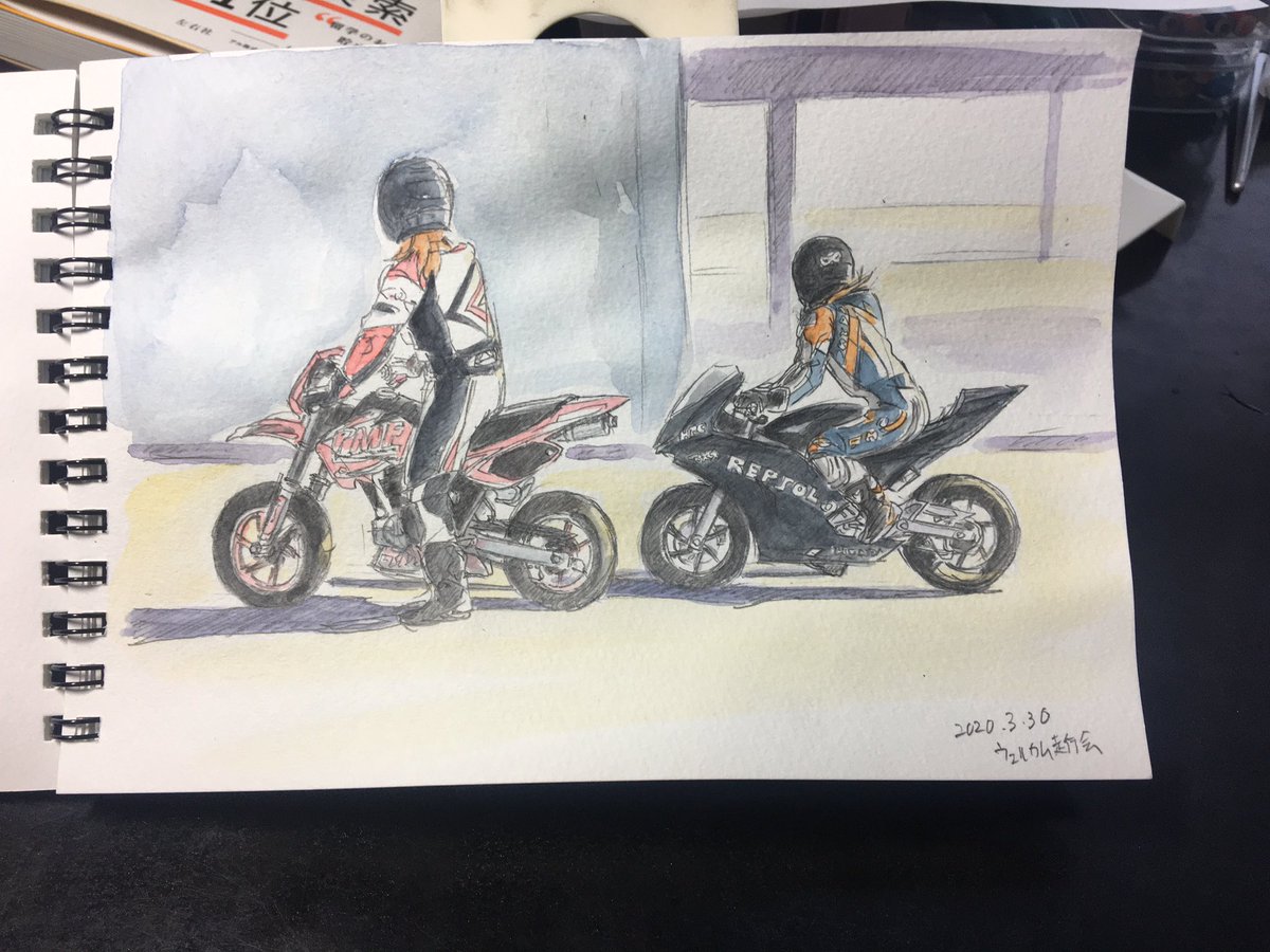 Twoucan バイク絵 の注目ツイート イラスト マンガ