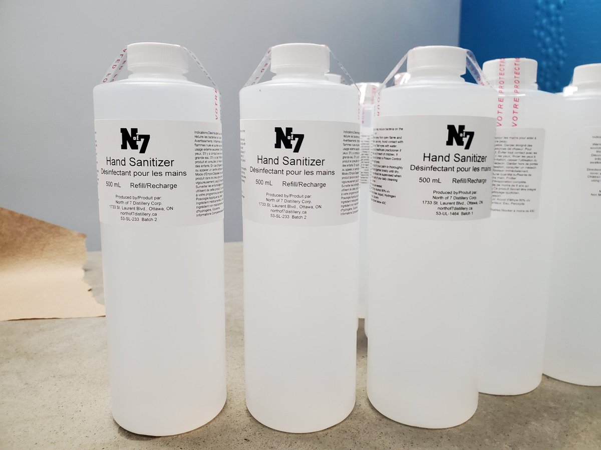 We have started making hand sanitizer.  500ml bottles of 80% alcohol are $12.00 taxes included.   If you are an essential worker let us know.  Essential workers if you need bulk email n7sanitizer@gmail.com 
Stay safe folks.