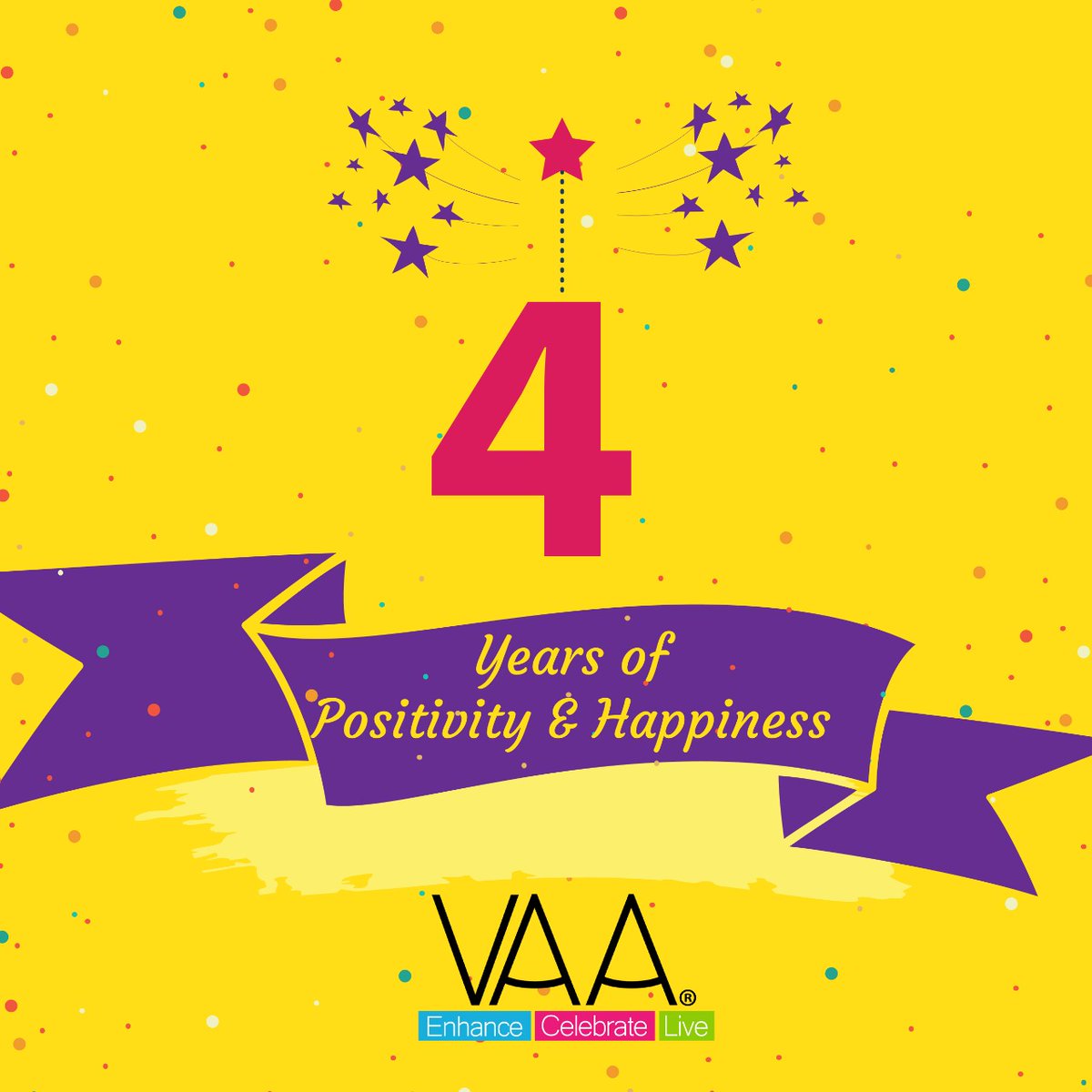 VAAHomeDecor's tweet photo. Today VAA completes 4 years of spreading happiness and positivity. We would like to thank each and everyone of you for being with us on this remarkable journey of ups and downs, success and failure, happiness and enthusiasm.We look forward for more such years filled with joy. https://t.co/oQlLHk1uK1