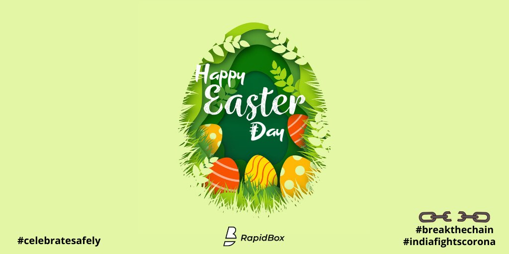 rapid_box's tweet photo. One of the best ways to celebrate Easter 2020 is by keeping your heart pure and filling it with utmost love. We wish you a very happy Easter Sunday! 😇
.
@rapid_box 
.
.
#HappyEaster #HappyEasterSunday #celebratesafely #BreakTheChain #IndiaFightsCorona https://t.co/G6TwvxBpt7