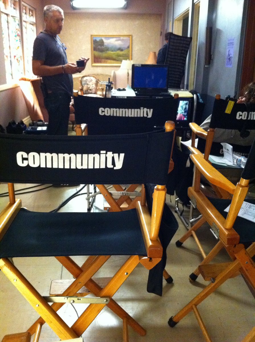 Been rewatching Community on Netflix and it’s a great take-your-mind-off-of-things option right now. Also reminded of getting to visit the set circa S3 and how much of a surreal, awesome experience that was.