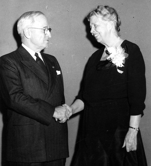 Truman asked the widowed First Lady: “Is there anything I can do for you?” She replied: “Is there anything we can do for you? For you are the one in trouble now.”  #Truman had been Vice President for just 82 days.  #USPolitics  #FDR  #Roosevelt  #Truman75  #OnThisDay