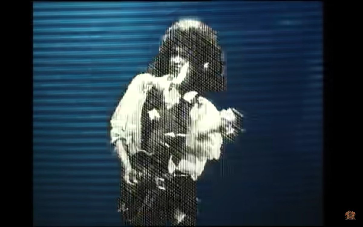 The band members only appear as illustrations and images, mainly taken from earlier Queen music videos, on a cinema screen in the same manner as in the film Nineteen Eighty-Four.