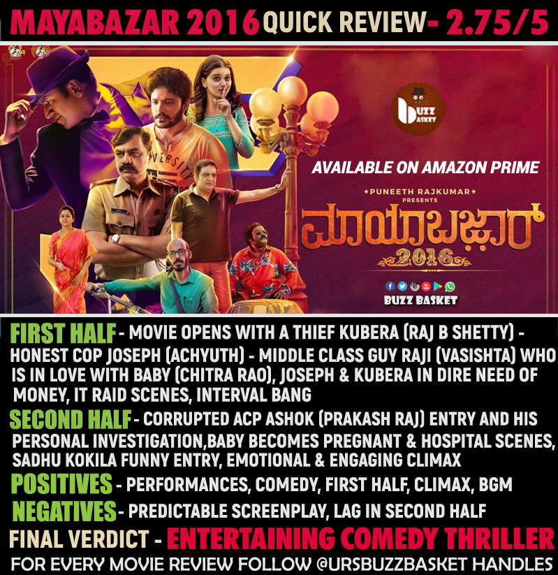 ursBuzzBasket's tweet image. #AchyuthaKumar #PrakashRaj #RajBShetty #Vasishta&apos;s #Mayabazar2016

#BuzZBasket App link 👉 goo.gl/Y9ygbH