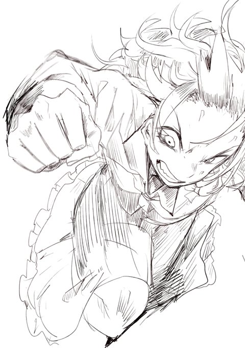 定期的に描きたい殴りアングル 