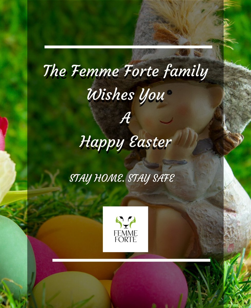 FemmeForteUg's tweet photo. Happy Easter From Femme Forte. We are thinking of you. #stayhome #StaySafe #Iamfemmeforte #safezoneug https://t.co/O8BwkB91jF