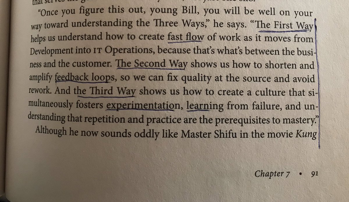 mortenelvang's tweet photo. #TheThreeWays from #ThePhoenixProject match three of the dimensions in #AgileEngine #42stc #agile #lean @RealGeneKim @kevinbehr @gspaff https://t.co/Zo2Dx91OrA