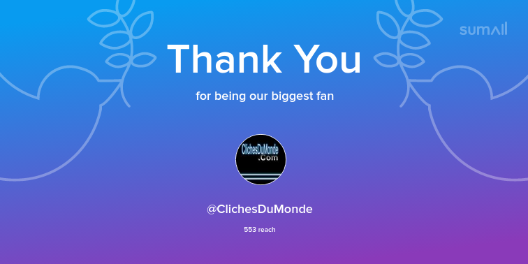 ScotsRoute66's tweet image. Our biggest fans this week: ClichesDuMonde. Thank you! via sumall.com/thankyou?utm_s…