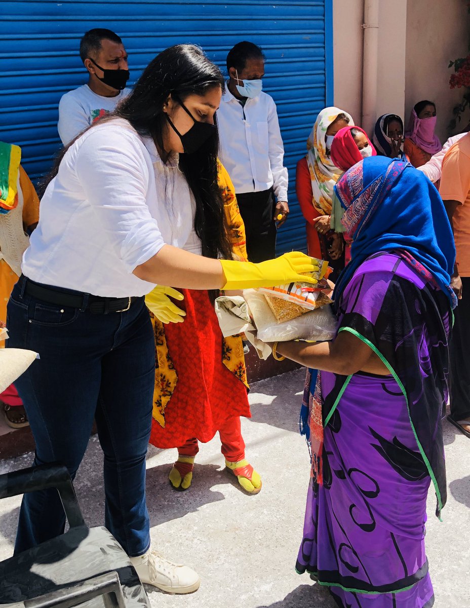Many people out there, who without bothering about their life going out to serve the needy. My salute &amp; acknowledgement to Praditi Singh a 12 grade student and the daughter of my dear friend, who is going out as a <a href="/Charitnation/">charitnation</a> volunteer to serve the  needy. #CoronaRelief