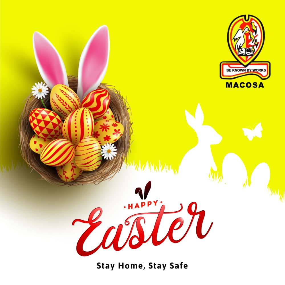 We wish you a Happy Easter and pray that we all acquire the strength to take us through these dark times. 

Be Known By Works.