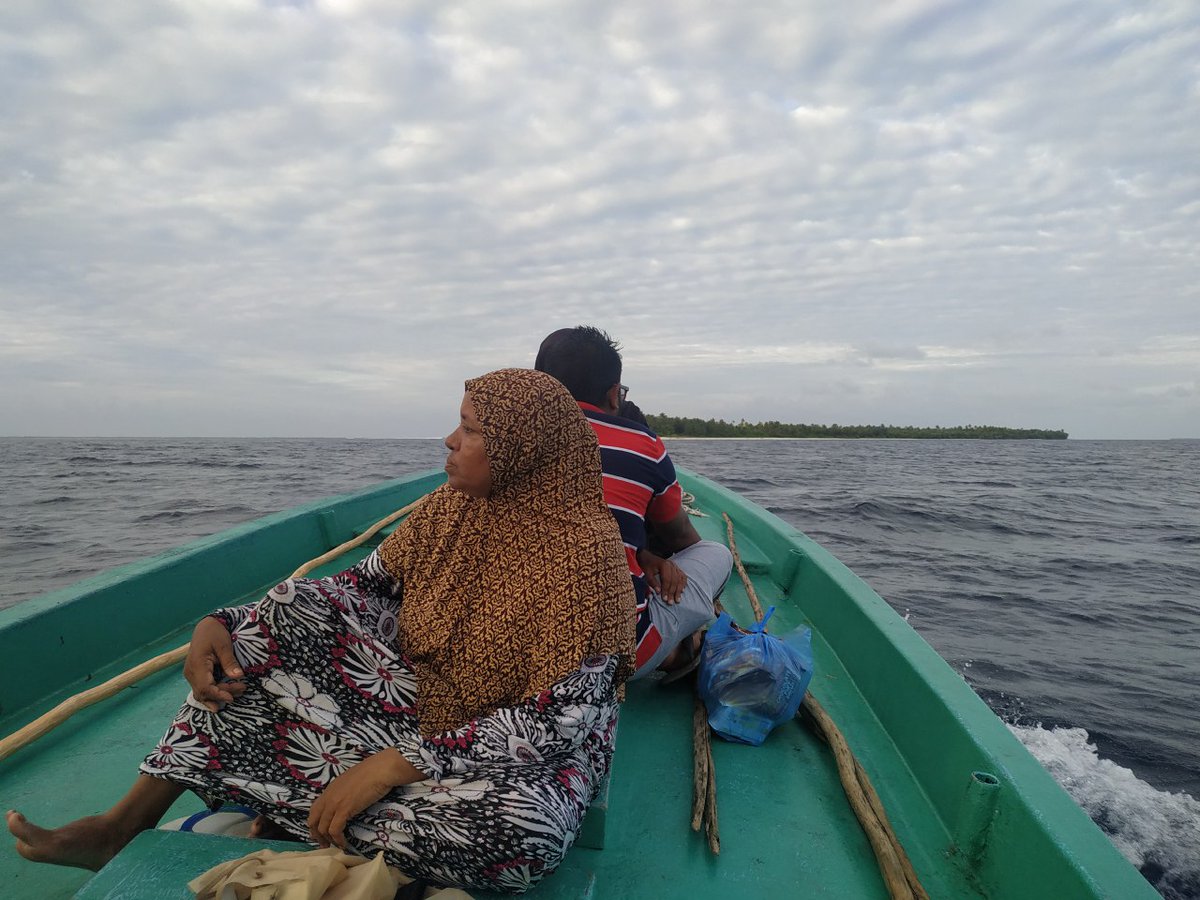 [Thread] Met this nice lady from Gahdhoo on my trip to Gdh Gan. She has a farm there. Her biggest complain was that she cant grow ala (taro) in Gan anymore. According to her and some other Gahdhoo women i talked to it has been this way for atleast 5 years.