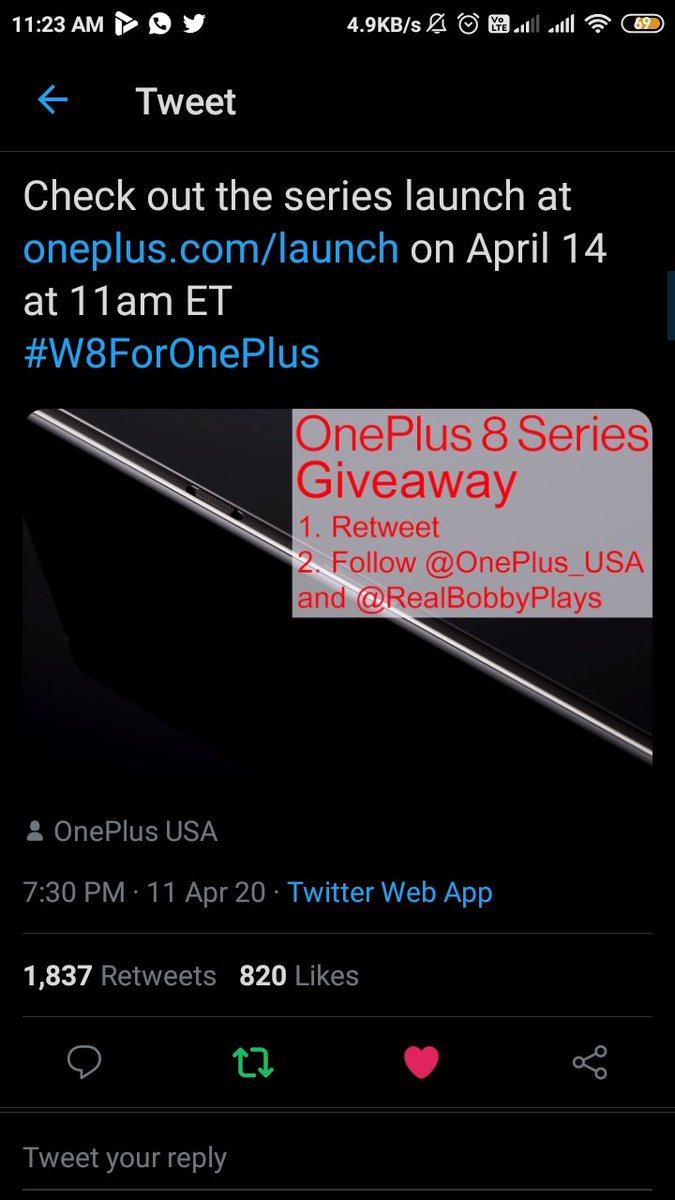 Sreejit40765940's tweet image. Yeah , all done bro ,

#W8ForOnePlus To my safe hands🙂