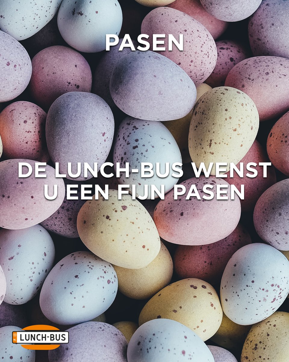 DeLunchBus's tweet photo. Namens het hele team van de Lunch-Bus wensen wij u fijne paasdagen! https://t.co/0jAfNterPH