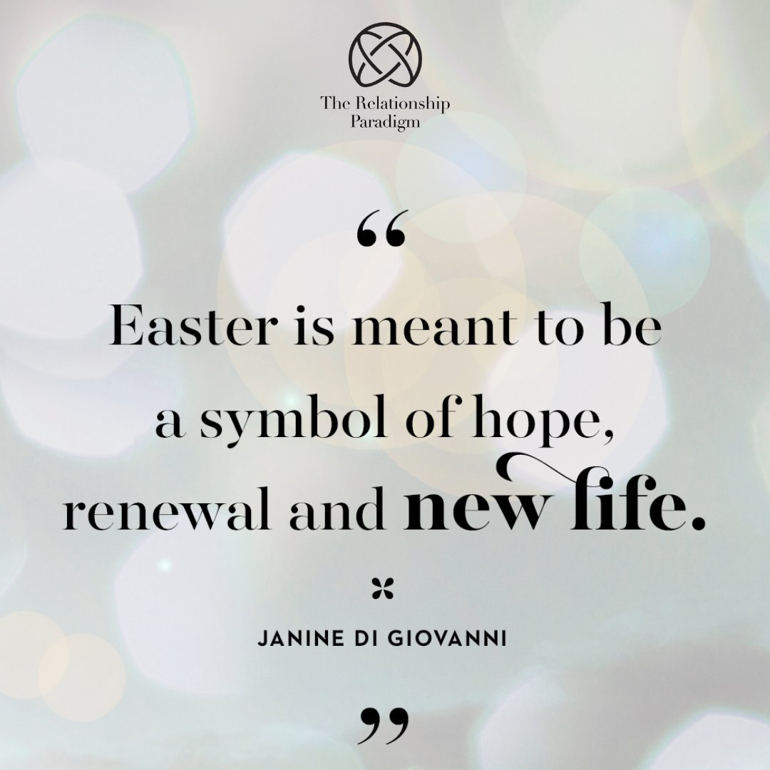 RelParadigm's tweet image. Happy Easter! Take some time to reflect on your relationship this Easter. Allow the spiritual truths of Easter breathe new life into your relationship mindset. 
Signing up to one of our Memberships will give you the tools to understand about the health of your relationship