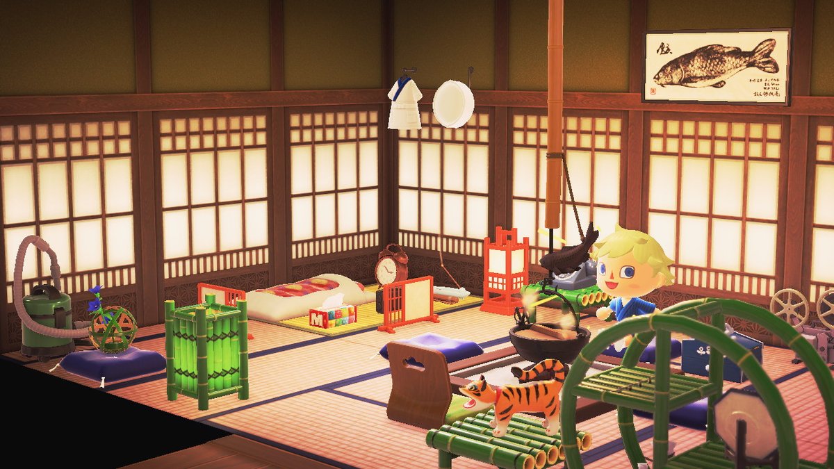 ちゃっぴー あつ森垢 和室 釣り大会のぎょたくがいい味出してくれた気がする どうぶつの森 あつ森 どうぶつの森レイアウト T Co Yot2dnrveq Twitter
