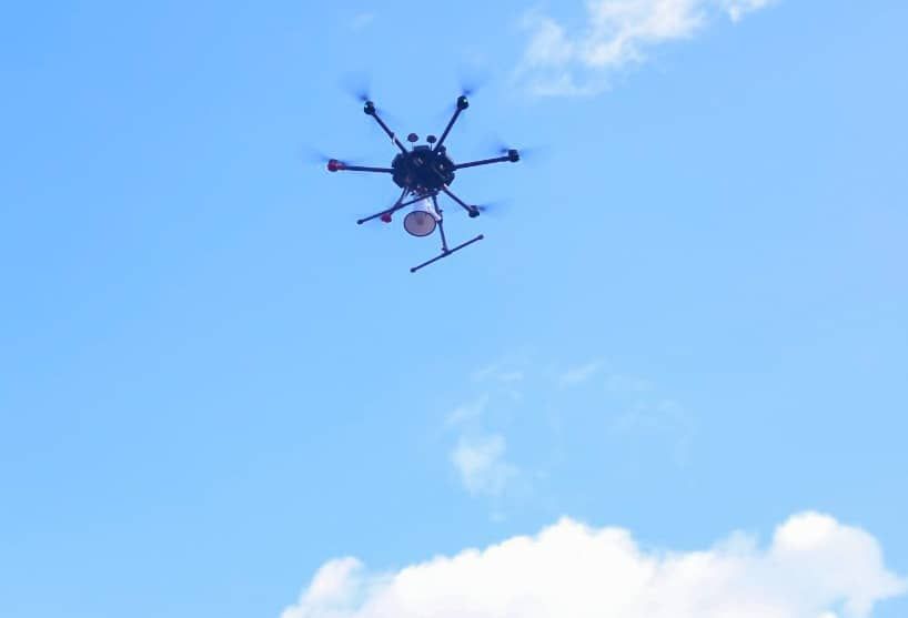 NewTimesRwanda's tweet photo. Rwanda National Police- @Rwandapolice has deployed drones to raise awareness about the deadly #coronavirus.

The drones which fly in neighborhoods are fitted with automated megaphones.

Rwanda has 120 confirmed cases of COVID-19 (of whom 18 have recovered). https://t.co/RaCQqVUncs