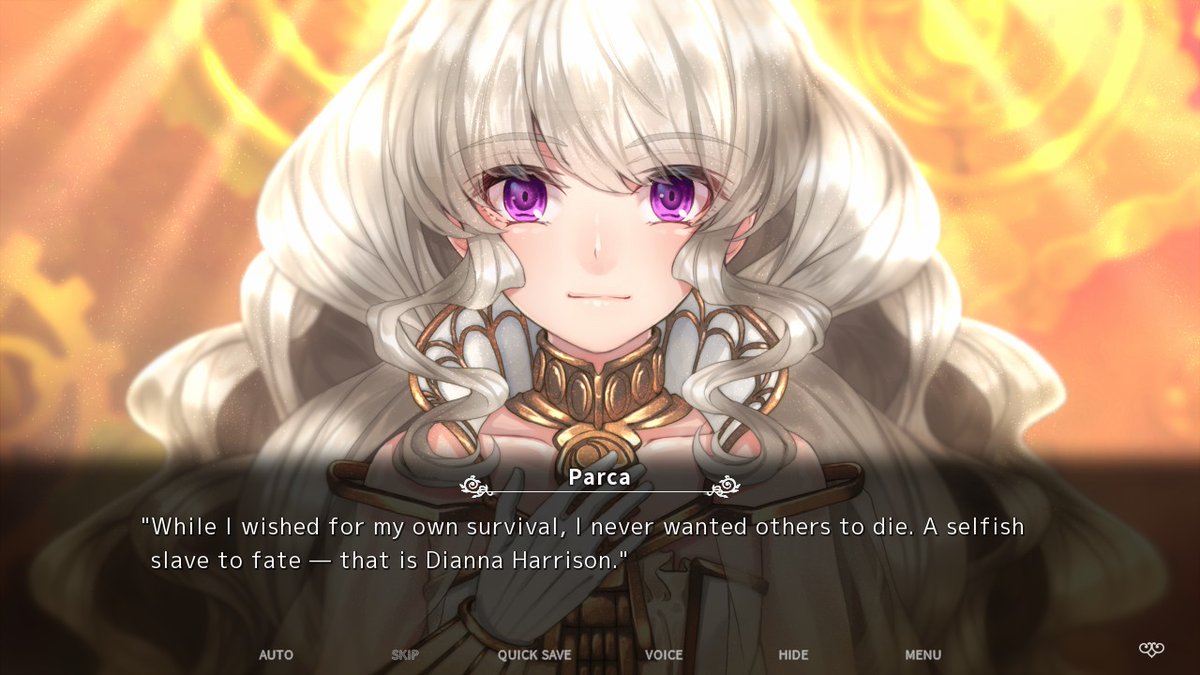rinka is truly, truly great. despite everything, her unlimited capacity to forgive is truly moving. i'm not even mad at parca anymore after reaching this point.