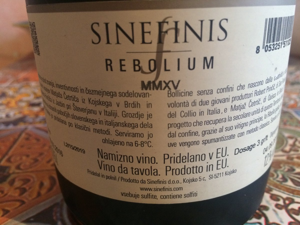 thewinetattoo's tweet photo. Wherever you are, a Happy #Easter everyone from #Lockdown #Venice @winewankers @JMiquelWine @CHARLIEWINES @pietrosd @Giulia3006  Cheers from my terrazo with wonderful bottle #RibollaGialla 2015 Methode Champenoise from two #Collio #winemakers one in Italy the other Slovenia https://t.co/b54l7DWyOg
