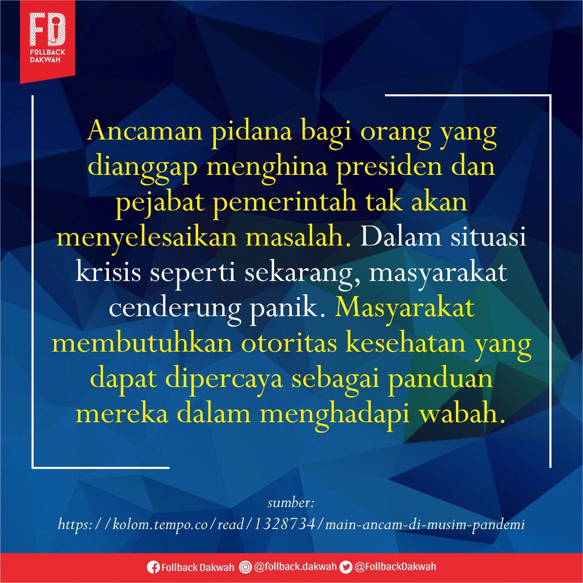 AbbuAbdullahAl1's tweet photo. urusi  corona sj belum kelar koq malah kriminalisasi pengemban dakwah >> SAVE ALI BAHARSYAH << #StopKriminalisasiIslam  #bysx https://t.co/BTMMp7u7Od