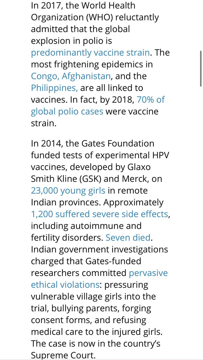 Bill Gates-backed vaccines have caused injuries and deaths across the globe — all while increasing industry profits. Amid the Coronavirus crisis, Gates is leading the push for worldwide mandatory vaccines.Article by Robert F. Kennedy Jr: https://childrenshealthdefense.org/news/government-corruption/gates-globalist-vaccine-agenda-a-win-win-for-pharma-and-mandatory-vaccination/