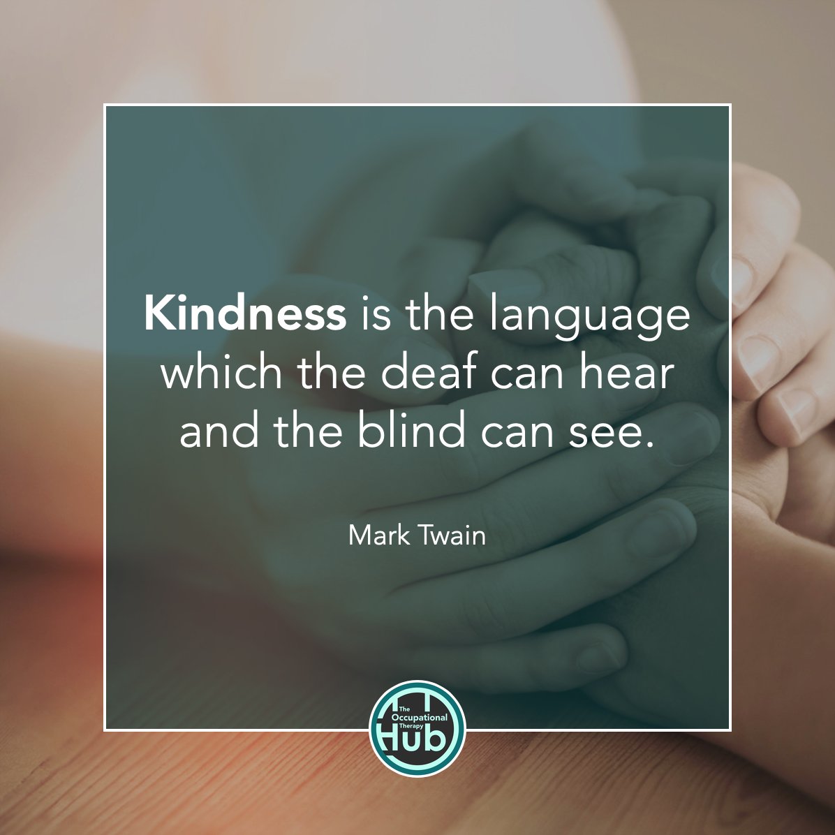 theOThub's tweet photo. 💜 A short but powerful statement.

If you can be one thing in the tough weeks ahead, just be KIND.

#COVID19 (https://t.co/E2XwgKzO0d) https://t.co/ACvbrVgyio