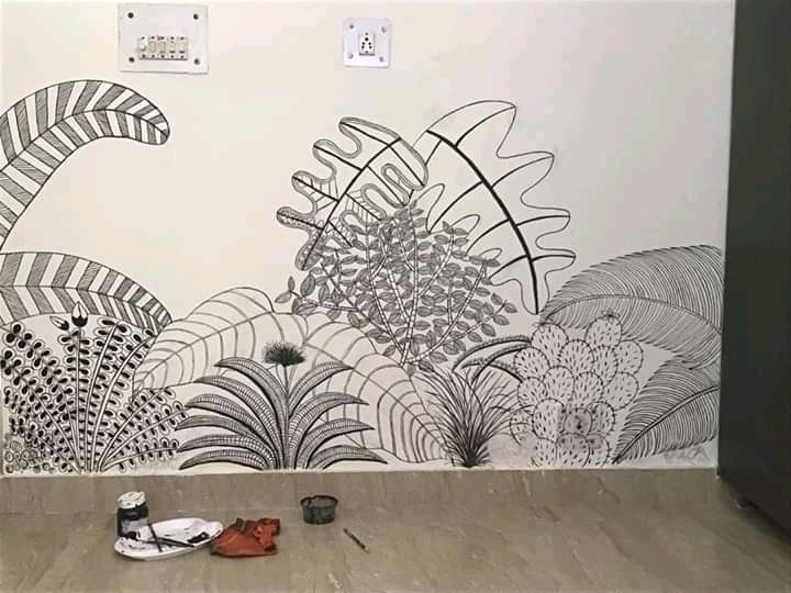 Progress on the #wallpainting

#acrylicpainting #urbanwalls #interiordesign #interiors #lockdowncoronavirus  #doodledrawing #forest #artstudio #floraldesign #floralwall #doodlewall #botanicalart #natureinart #inspiredbynature