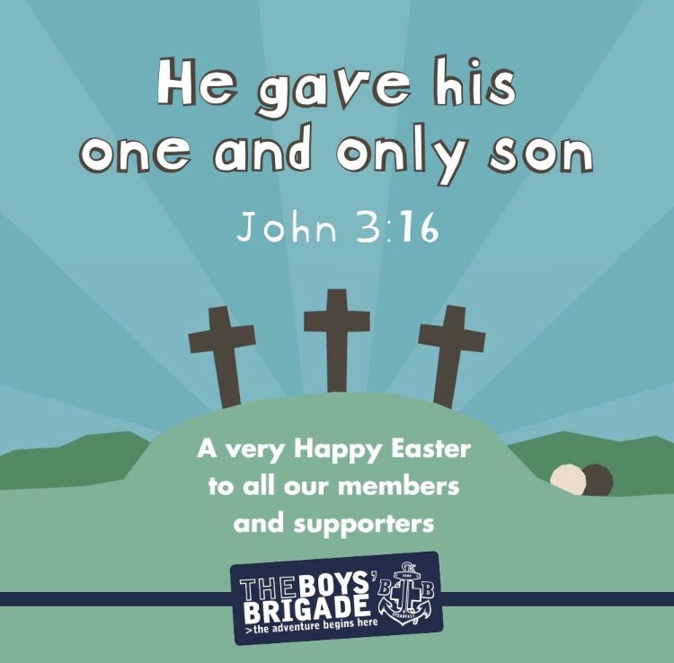 He is Risen...Alleluia . Have a blessed Easter. #Easter #boysbrigade #HopeIsAlive
